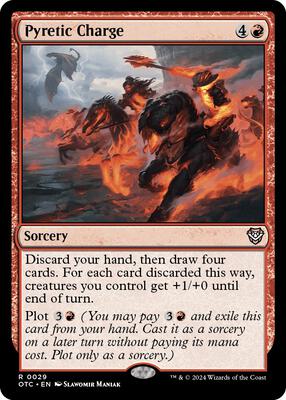 Pyretic Charge card from Commander: Outlaws of Thunder Junction
