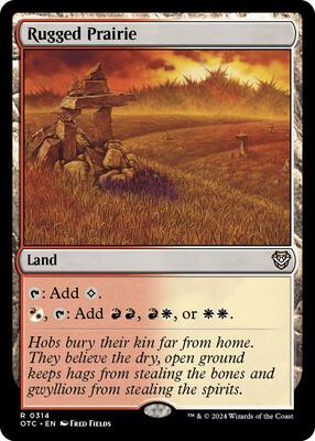 Rugged Prairie card from Commander: Outlaws of Thunder Junction