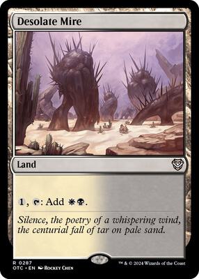 Desolate Mire card from Commander: Outlaws of Thunder Junction