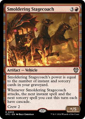 Smoldering Stagecoach card from Commander: Outlaws of Thunder Junction