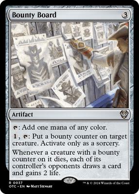 Bounty Board card from Commander: Outlaws of Thunder Junction