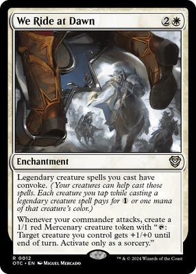 We Ride at Dawn card from Commander: Outlaws of Thunder Junction