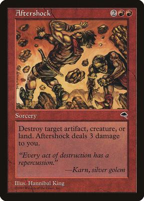 Aftershock card from Tempest
