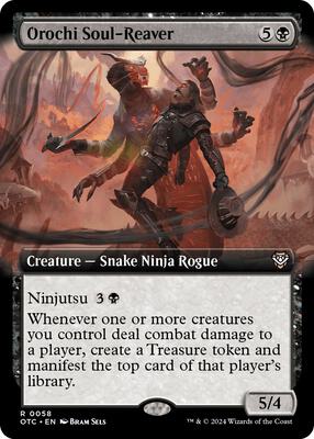 Orochi Soul-Reaver (Extended Art) card from Commander: Outlaws of Thunder Junction