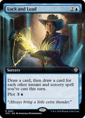 Lock and Load (Extended Art) card from Commander: Outlaws of Thunder Junction