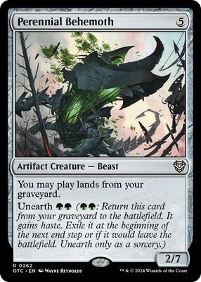 Perennial Behemoth card from Commander: Outlaws of Thunder Junction