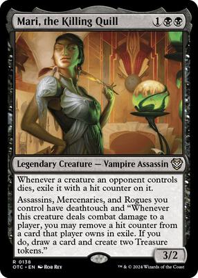 Mari, the Killing Quill card from Commander: Outlaws of Thunder Junction