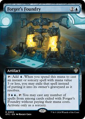 Forger's Foundry (Extended Art) card from Commander: Outlaws of Thunder Junction