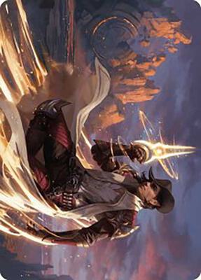 Kellan, the Kid Art Card card from Art Series: Outlaws of Thunder Junction