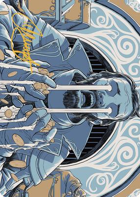 Archive Trap Art Card (Gold-Stamped Signature) card from Art Series: Outlaws of Thunder Junction
