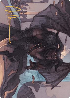 Rakdos Joins Up Art Card (Gold-Stamped Signature) card from Art Series: Outlaws of Thunder Junction