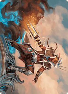 Annie Flash, the Veteran Art Card card from Art Series: Outlaws of Thunder Junction