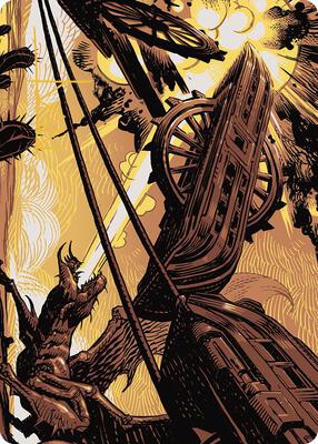 Cruel Ultimatum Art Card (Gold-Stamped Signature) card from Art Series: Outlaws of Thunder Junction