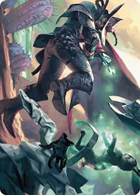 Metamorphic Blast Art Card card from Art Series: Outlaws of Thunder Junction