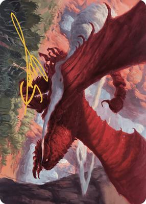Stingerback Terror Art Card (Gold-Stamped Signature) card from Art Series: Outlaws of Thunder Junction