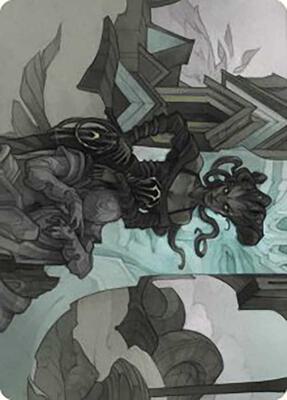 Vraska Joins Up Art Card card from Art Series: Outlaws of Thunder Junction