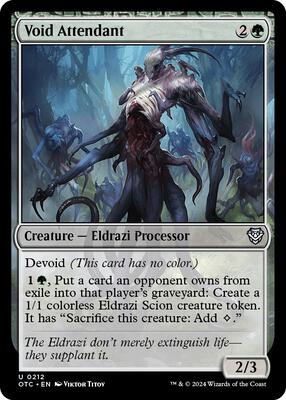 Void Attendant card from Commander: Outlaws of Thunder Junction