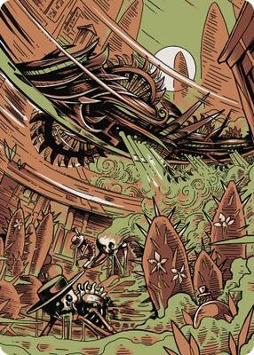 Contagion Engine Art Card card from Art Series: Outlaws of Thunder Junction
