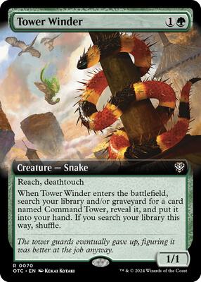 Tower Winder (Extended Art) card from Commander: Outlaws of Thunder Junction