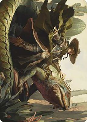 Outcaster Trailblazer Art Card card from Art Series: Outlaws of Thunder Junction