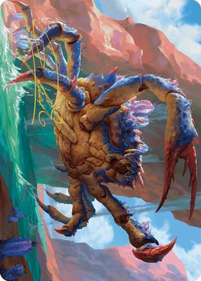 Canyon Crab Art Card (Gold-Stamped Signature) card from Art Series: Outlaws of Thunder Junction
