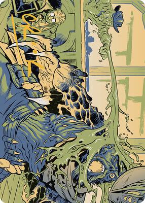 Voidslime Art Card (Gold-Stamped Signature) card from Art Series: Outlaws of Thunder Junction