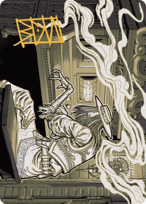 Vanishing Verse Art Card (Gold-Stamped Signature) card from Art Series: Outlaws of Thunder Junction