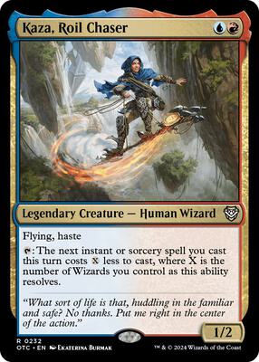Kaza, Roil Chaser card from Commander: Outlaws of Thunder Junction