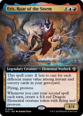 Eris, Roar of the Storm (Extended Art) card from Commander: Outlaws of Thunder Junction