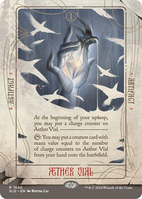 Aether Vial card from Secret Lair Drop Series