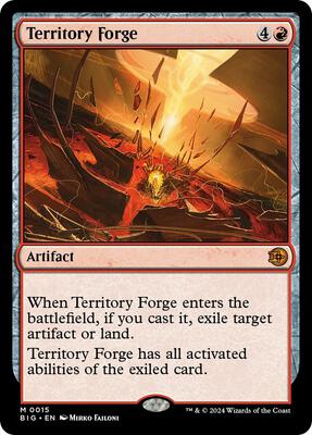 Territory Forge card from Outlaws of Thunder Junction: The Big Score