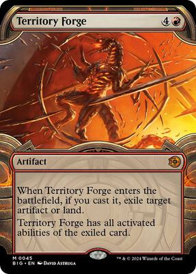 Territory Forge (Showcase) card from Outlaws of Thunder Junction: The Big Score
