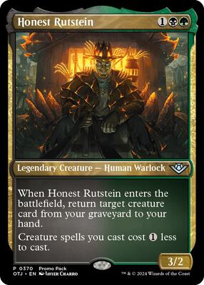 Honest Rutstein card from Promo Pack: Outlaws of Thunder Junction