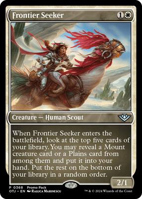 Frontier Seeker card from Promo Pack: Outlaws of Thunder Junction