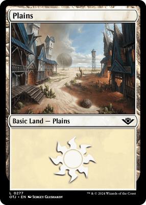 Plains (0277) card from Outlaws of Thunder Junction