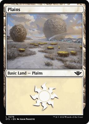 Plains (0278) card from Outlaws of Thunder Junction