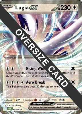 Lugia ex - 017/034 card from Jumbo Cards