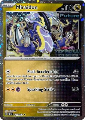 Miraidon - 121/162 (Cosmos Holo) (Best Buy) card from Miscellaneous Cards & Products
