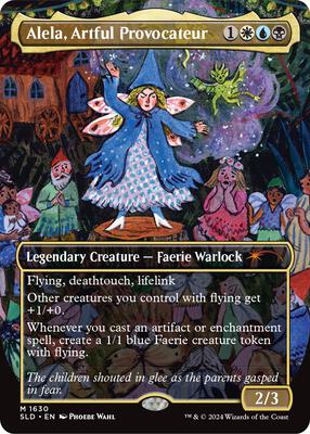 Alela, Artful Provocateur (1630) card from Secret Lair Drop Series