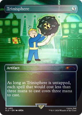 Trinisphere (Rainbow Foil) card from Secret Lair Drop Series