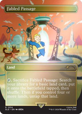 Fabled Passage (1534) (Rainbow Foil) card from Secret Lair Drop Series