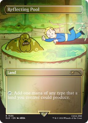 Reflecting Pool (Rainbow Foil) card from Secret Lair Drop Series