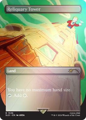 Reliquary Tower (1536) (Rainbow Foil) card from Secret Lair Drop Series