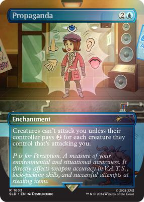 Propaganda (1633) (Rainbow Foil) card from Secret Lair Drop Series