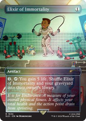 Elixir of Immortality (Rainbow Foil) card from Secret Lair Drop Series