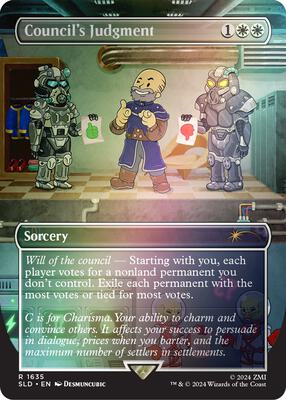 Council's Judgment (1635) (Rainbow Foil) card from Secret Lair Drop Series