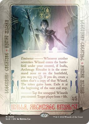 Inalla, Archmage Ritualist (Rainbow Foil) card from Secret Lair Drop Series