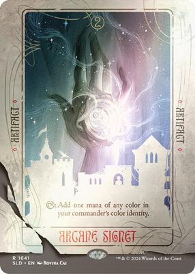 Arcane Signet (1641) (Rainbow Foil) card from Secret Lair Drop Series