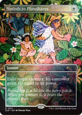 Swords to Plowshares (1627) (Rainbow Foil) card from Secret Lair Drop Series