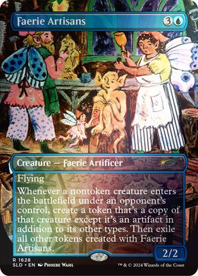 Faerie Artisans (Rainbow Foil) card from Secret Lair Drop Series